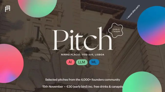 WebSummit NightSummit: Pitch&Invest: AI, LLM, MI.