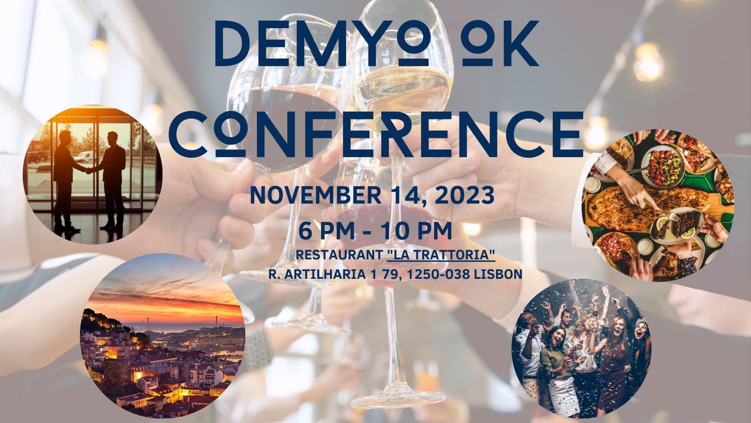 Demyo, Inc. OK Conference. Free drinks. Free food