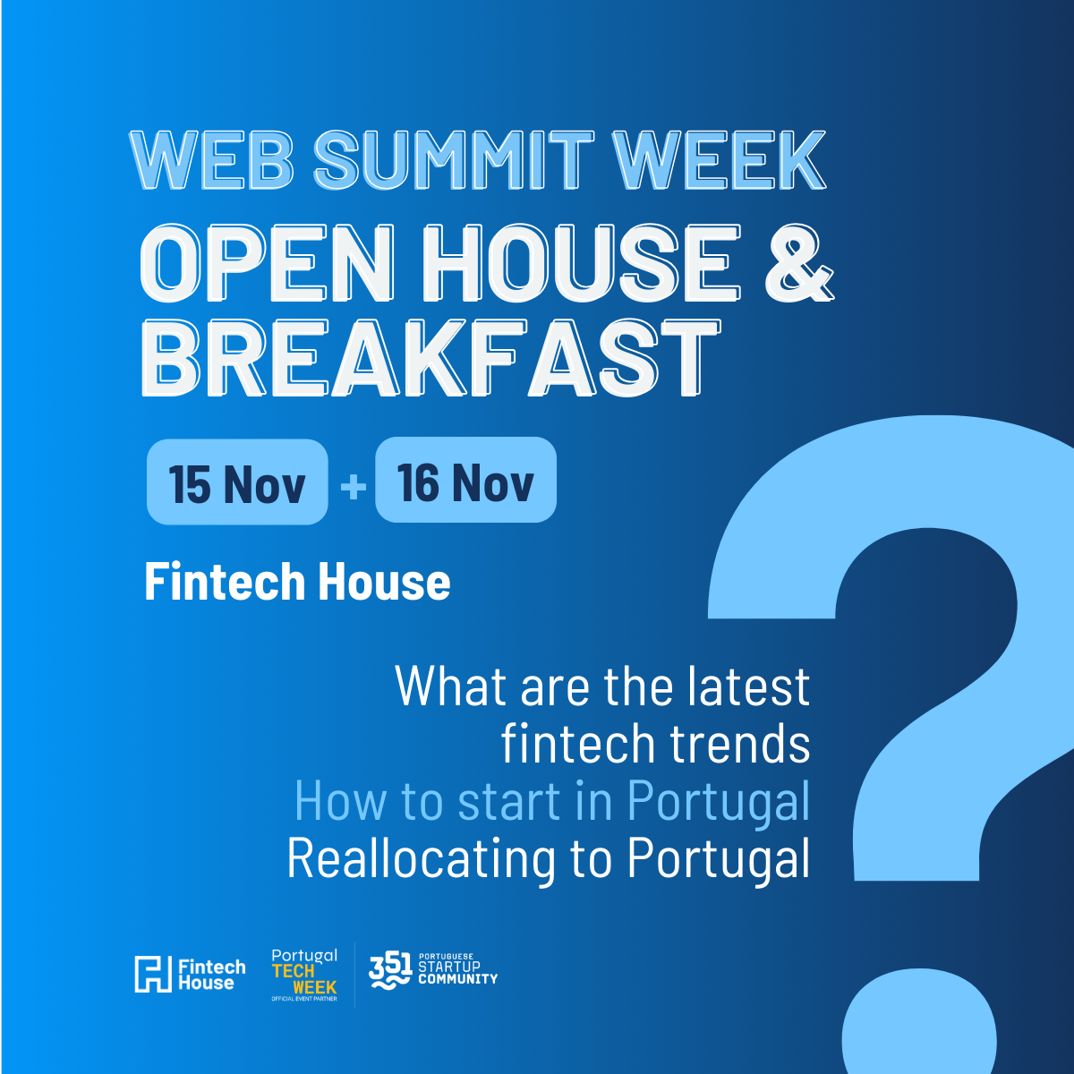 How is the fintech landscape in Portugal? – Fintech House – Open House & Breakfast