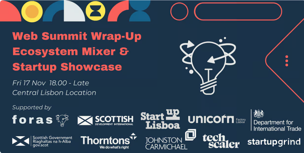 Web Summit Wrap-Up Ecosystem Mixer & Startup Showcase
