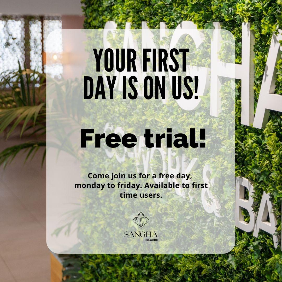 Free Coworking trial day