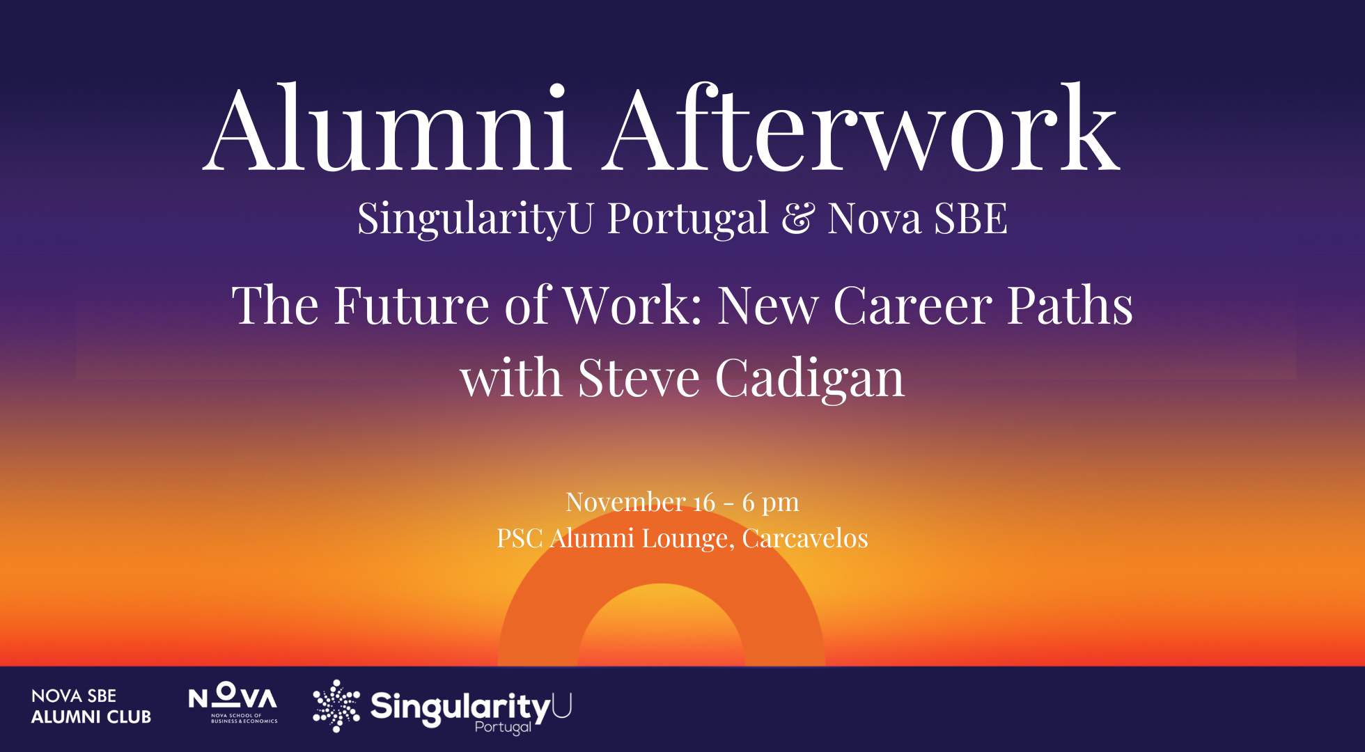 Alumni Afterwork SingularityU Portugal & Nova SBE