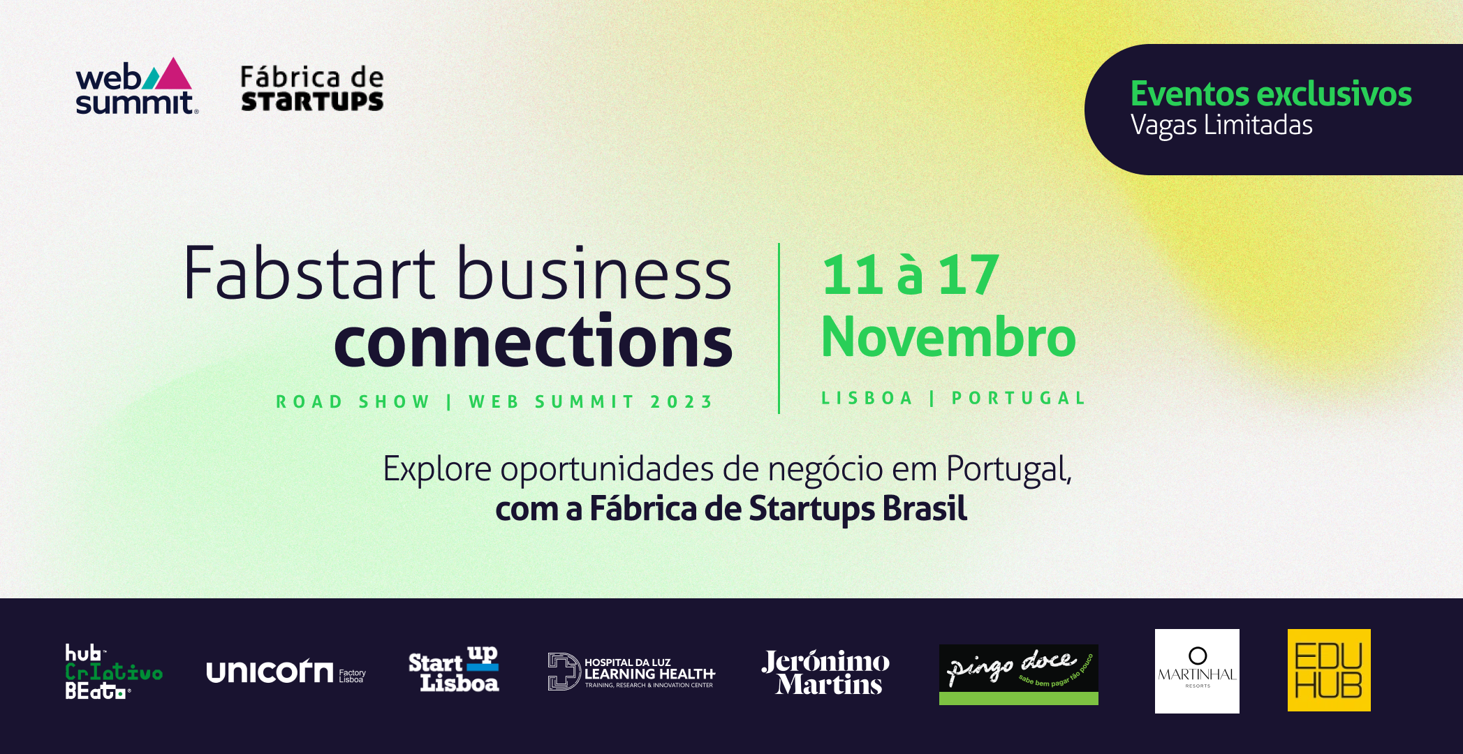 Fabstart Business Connection’s Road Show | Portugal 2023