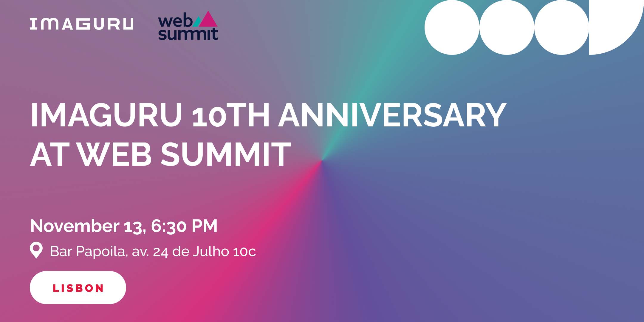 Get Ready to Party: Imaguru’s 10th Anniversary at Web Summit!