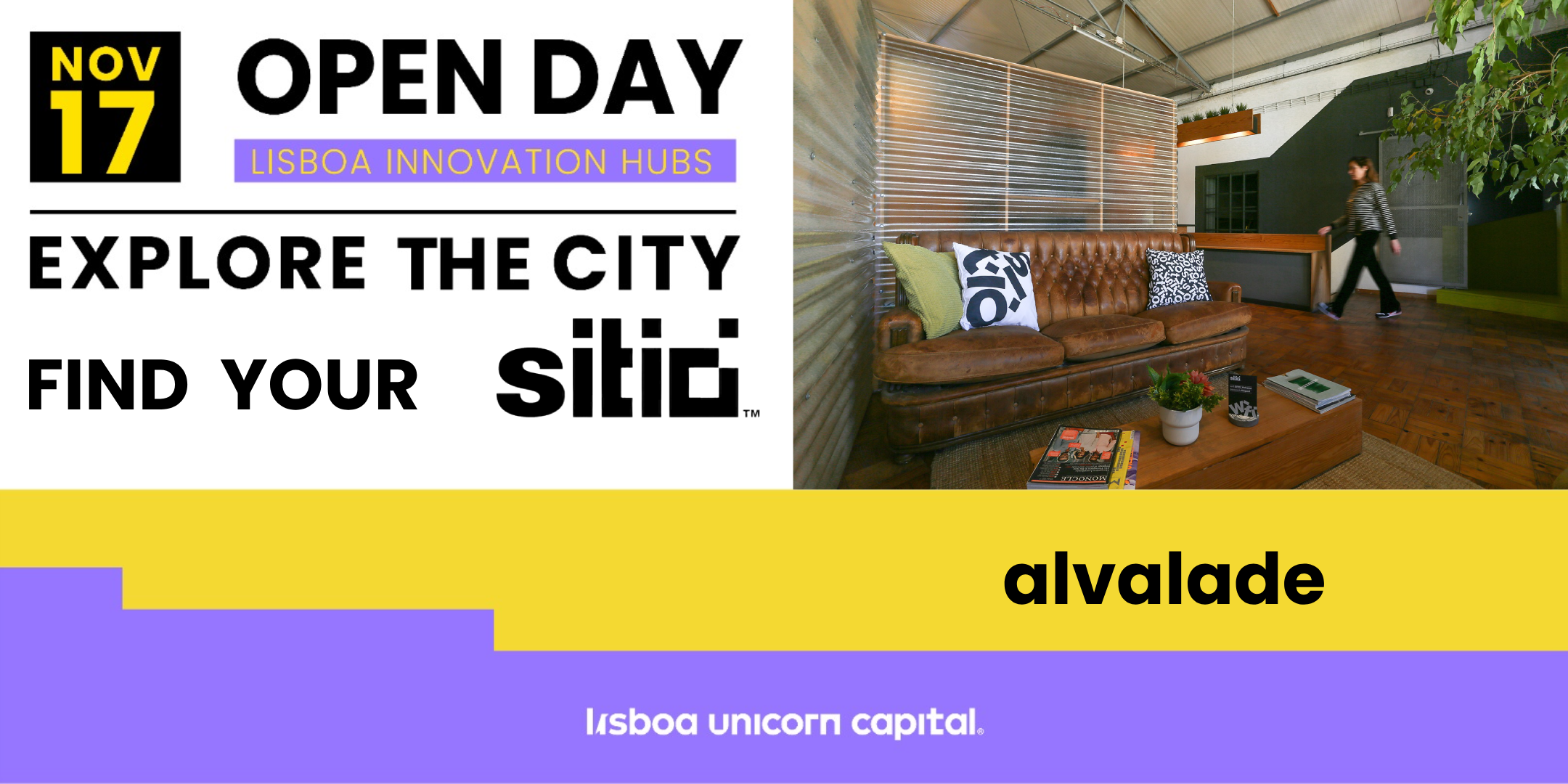Open Day – SITIO Alvalade – Lisboa Innovation Spots | Web Summit 2023
