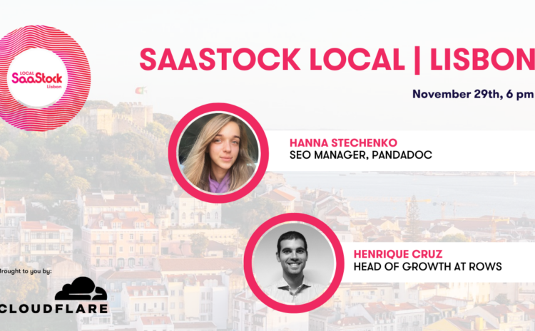  SaaStock Lisbon November
