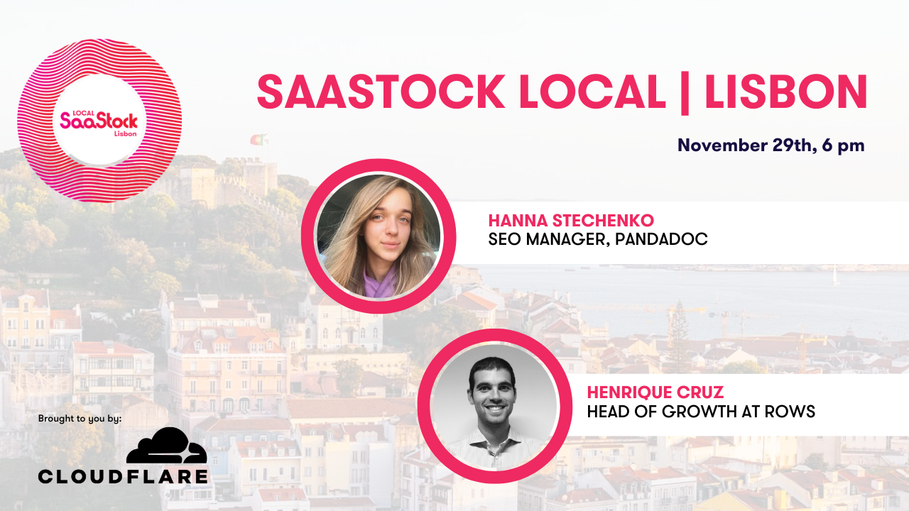 SaaStock Lisbon November