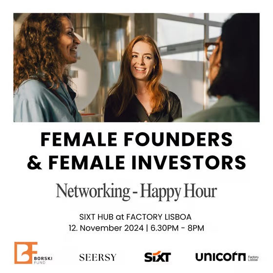 Female Founders & Female Investors Networking and Happy Hour 🥂