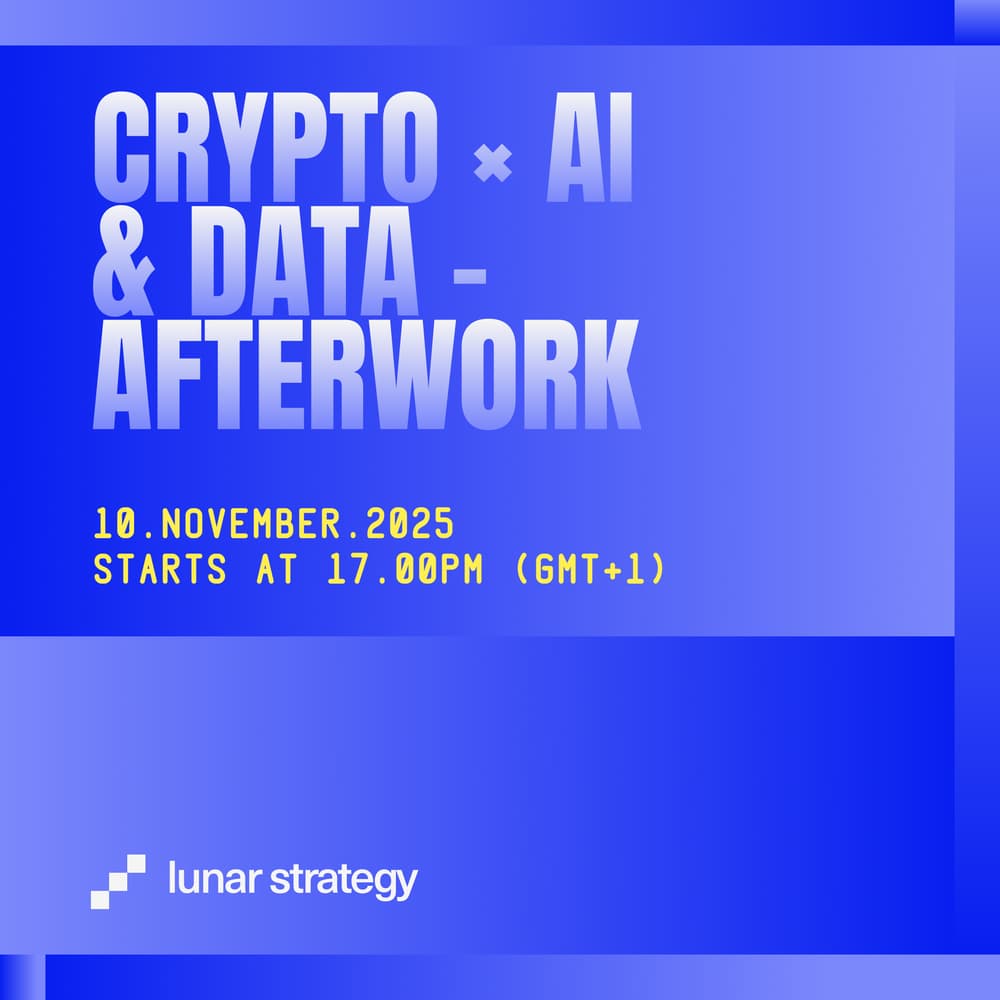  CRYPTO x AI & DATA – AFTERWORK