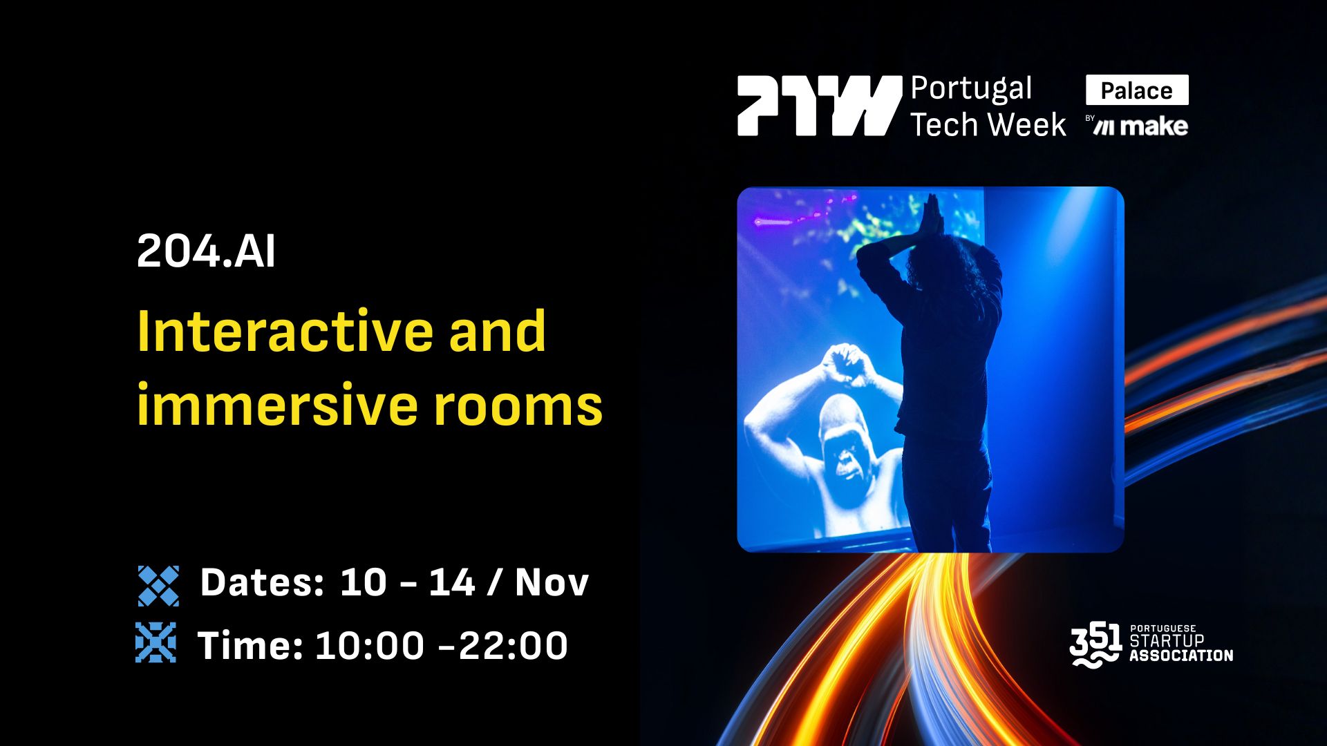 Interactive and immersive rooms by 204.AI